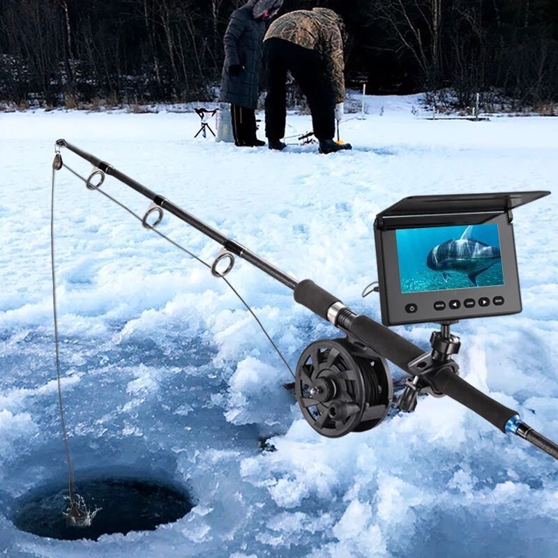 “HD underwater fish finder camera with LCD display used for ice fishing