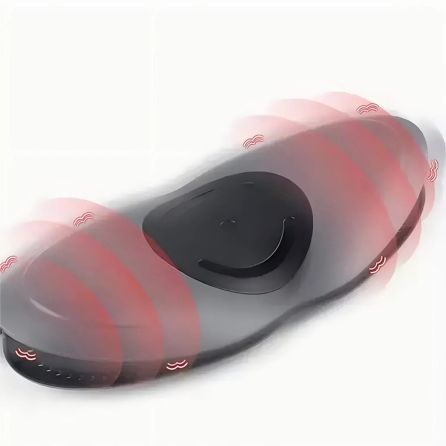 Electric Lumbar Massager Demonstrating Vibration Massage for Back Pain Relief