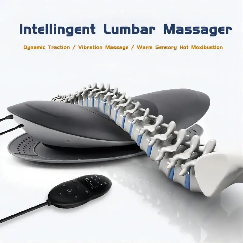 Electric Lumbar Massager – Heat & Vibration for Back Pain Relief | Casa Noor Home